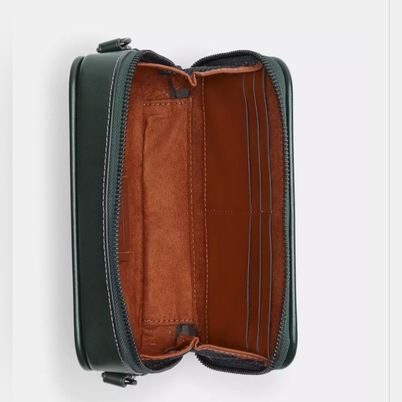 COACH Charter Slim Crossbody In Micro Signature Jacquard - Picture 3 of 12